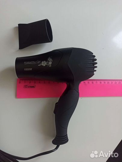 Фен дорожный Scarlett 1000ватт