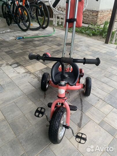 Детский трехколесный велосипед с руской