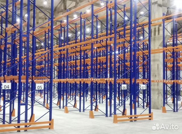 Стеллажи паллетные бу