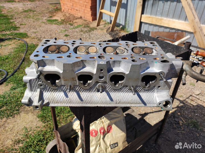 Головка двигателя kia spectra 1.6