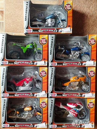 Модель мотоцикла, чоппер