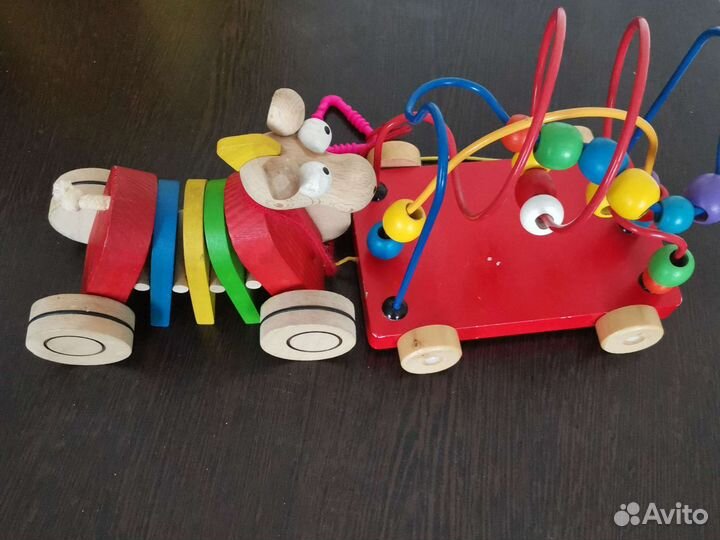 Развивающие игрушки из дерева