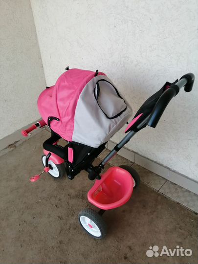 Трехколесный велосипед с родительской ручкой