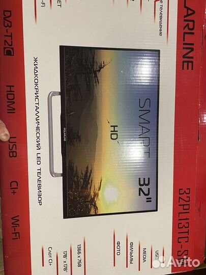 Телевизор SMART tv 32 бу