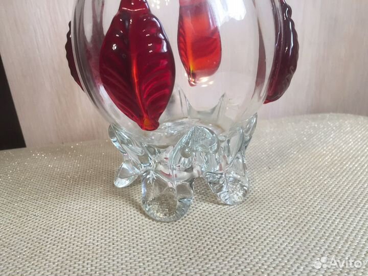 Графин богемия кувшин цветное стекло коллекция