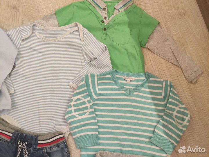 Вещи пакетом на мальчика 2,3 года 92 98