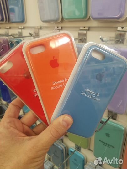 Чехол Silicone Case iPhone 8