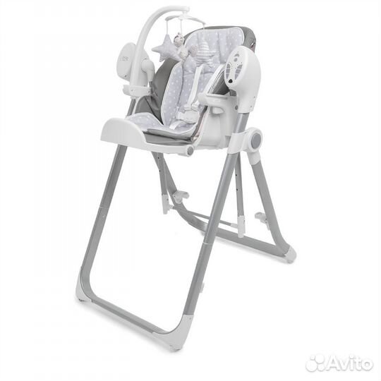 Стульчик-электрокачели Sweet Baby Fiesta Серый