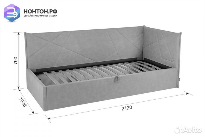 Кровать Бест 0.9 капучино