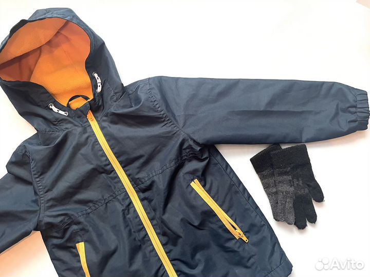 Ветровка детская 104 110 на флисе