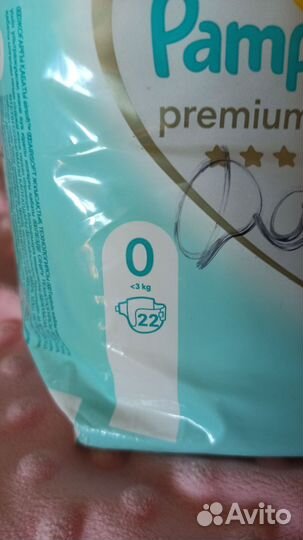 Подгузники Pampers 0,до 3кг, 22шт