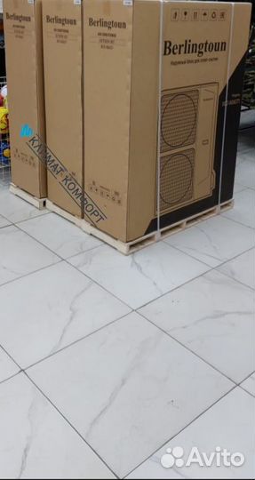 Кассетная сплит система Berlingtoun 36 (105 м.кв)