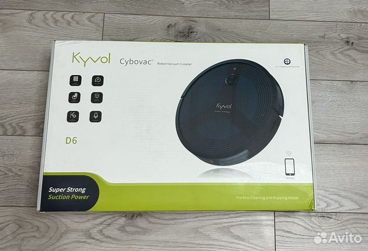 Робот пылесос kyvol d6