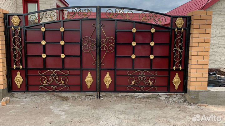 Ворота кованые