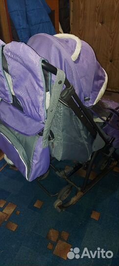 Коляска санки