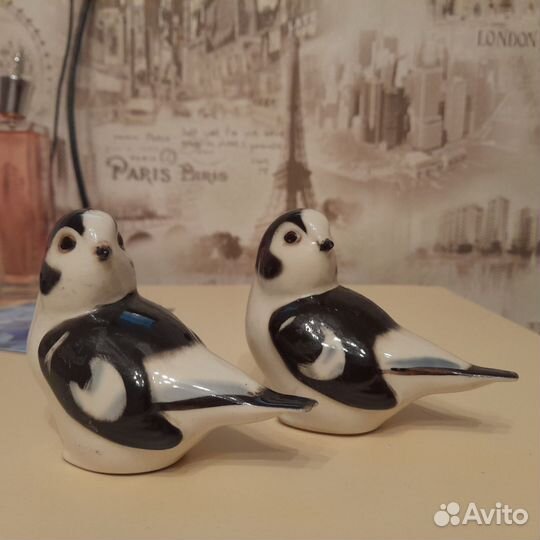 Статуэтка фарфор птица пумочка