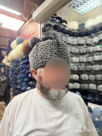 Ушанка каракуль антика