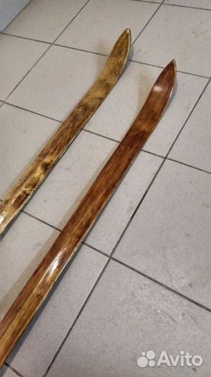 Лыжи деревянные