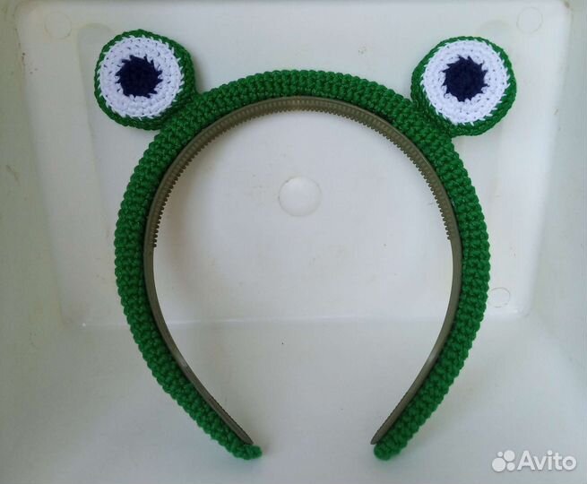 Лягушка - ободок на волосы