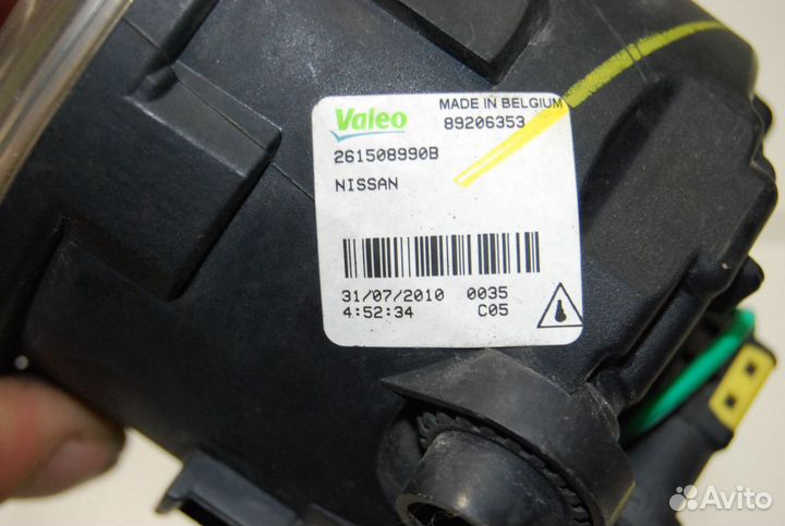 Противотуманная фара Nissan Murano Z51 3.5 2011