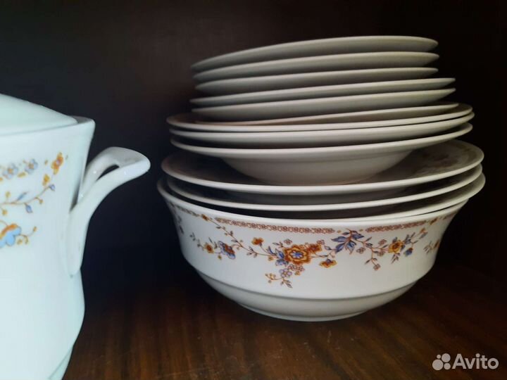 Фарфоровый столовый сервиз ГДР