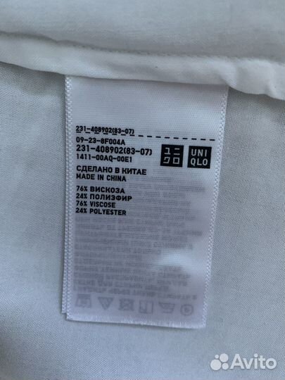 Рубашка uniqlo