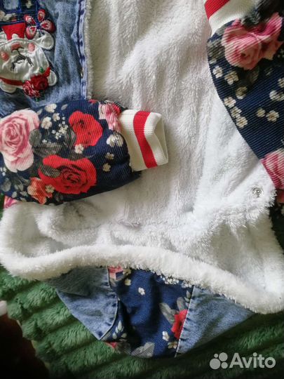 Джинсовый комбинезон