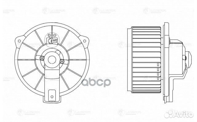 Э/вентилятор отоп. для а/м Toyota Corolla (E120