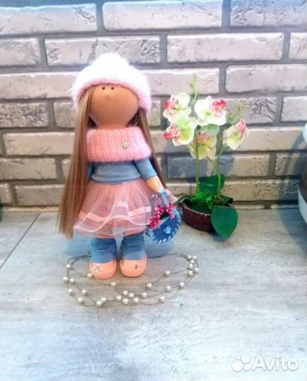 Интерьерная кукла ручной работы