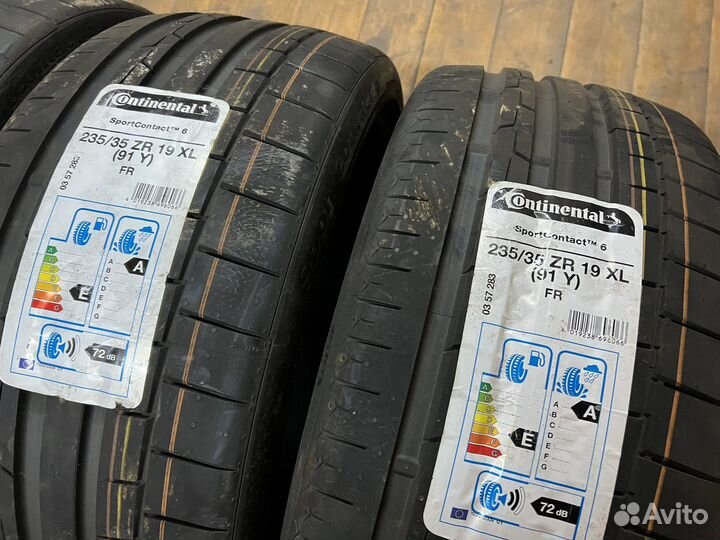 Continental ContiSportContact 6 235/35 R19 и 315/25 R19 91Y