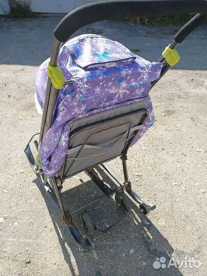 Детские санки коляска