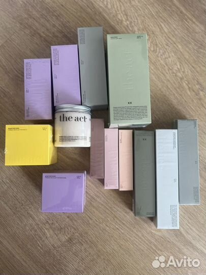 Скраб the act баттер масло