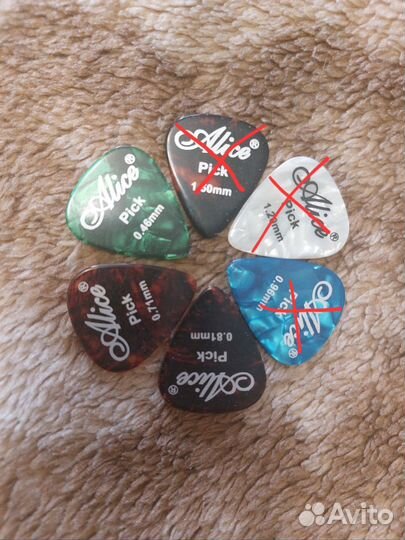 Медиаторы для игры на гитаре