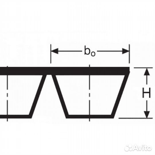 Ремень многоручьевой 2/HB-3612 La rubycon Optimum