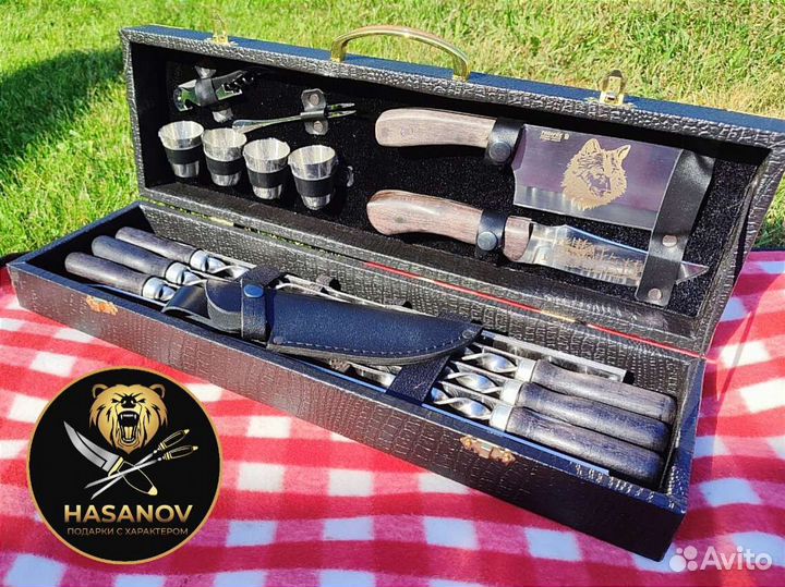 Шашлычный набор кизляр подарочный