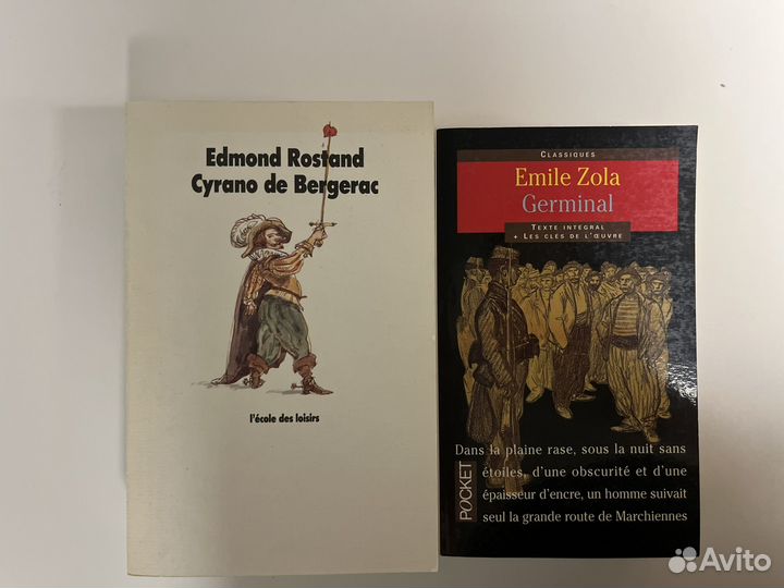 Художественные книги на французском языке