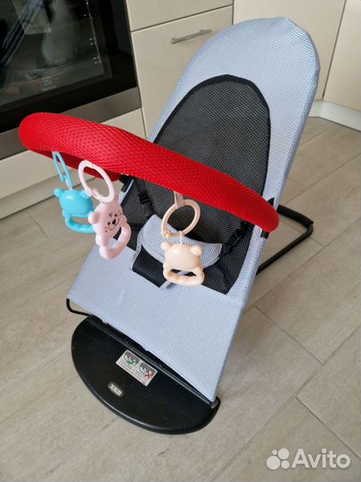 Детский шезлонг качалка