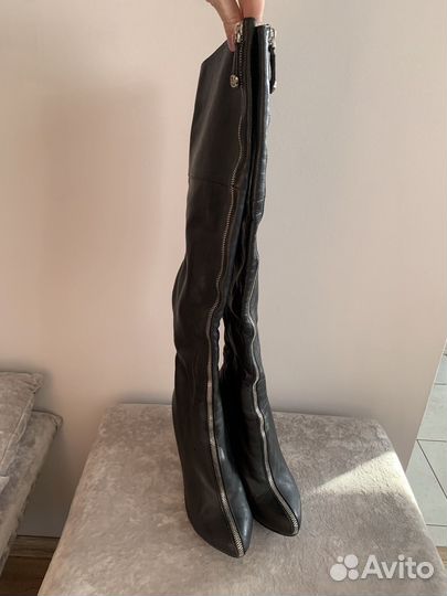 Сапоги женские натуральная кожа 37 38