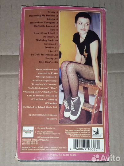 The Cranberries видеокассеты VHS