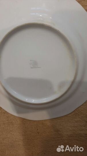 Тарелки мейсенский букет чехия 70г