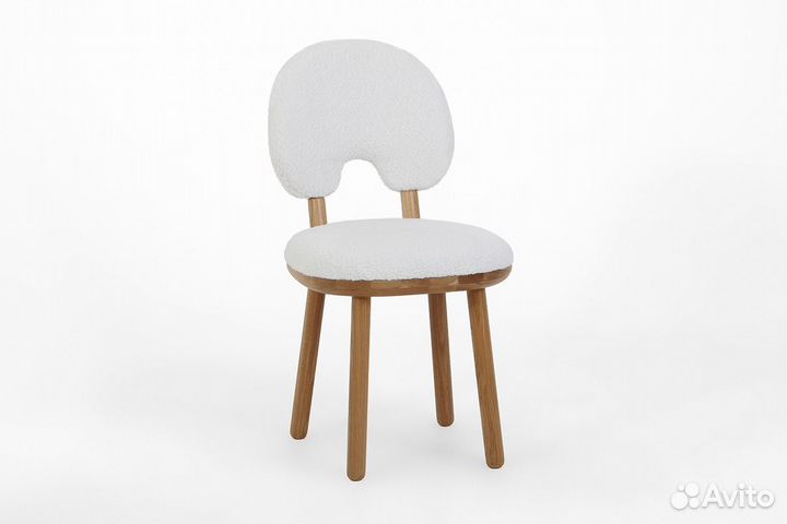 Стул Авокадо, массив дуба/lamas snow NEW