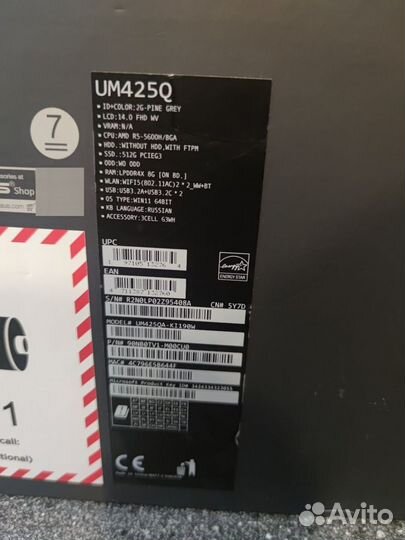 Asus Zenbook 14 R5-5600H/8/512/W11 металл