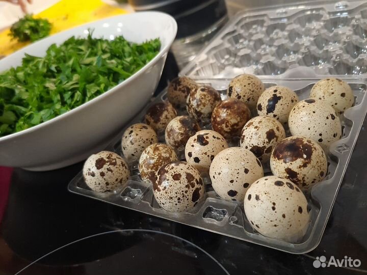 Яйца перепелиные 18 шт. в упаковке