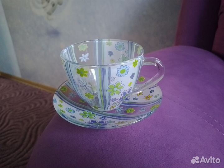 Чайный сервиз полевые цветы