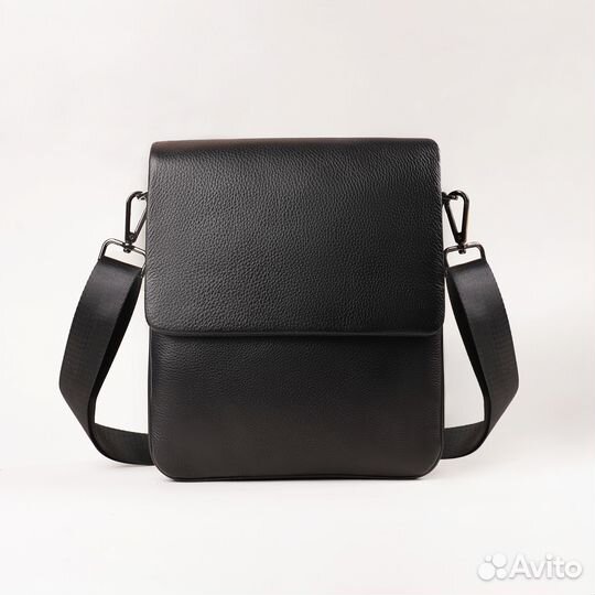 Мужская кожаная сумка планшет