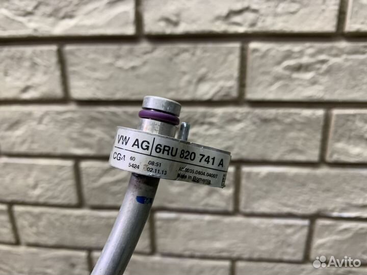 VW Polo Sedan Трубка кондиционера 1.6л cfna