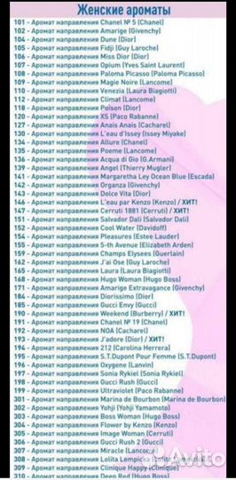 Рени наливные духи