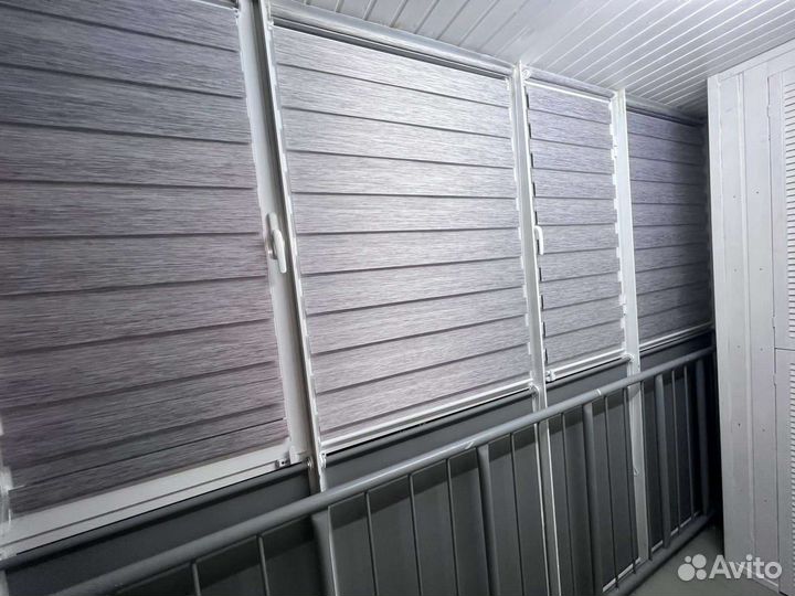 Рулонные шторы Зебра