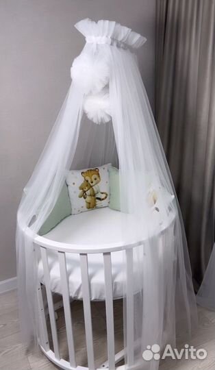 Балдахин в кроватку с держателем