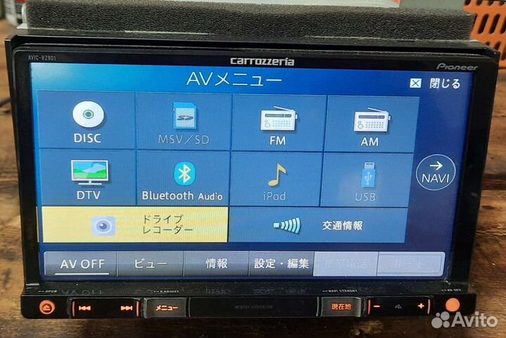 Магнитола Pioneer Carrozzeria avic-RZ901 2017 год